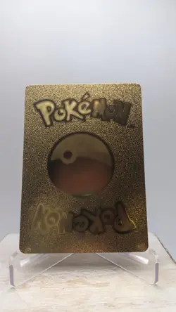 Nintendo Pokemon Morpeko VMAX Gold Foil Metal Fan Art Card 300HP 080/202 - Image 2