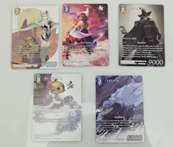 (5) Square Enix Final Fantasy Trading Card Game Promos Yuna Rydia Aldore Lot ENG - Image 1