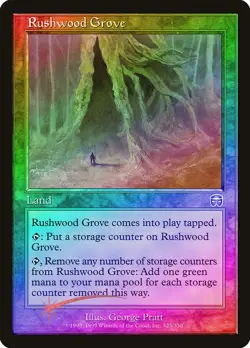 Rushwood Grove FOIL Mercadian Masques HEAVILY PLD Land Uncommon CARD ABUGames - Image 1