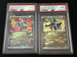 PSA 10 Black Kyurem 216/BW-P White Kyurem 217/BW-P Promo Japanese Pokemon Card - Image 1