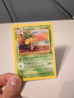 Pokemon Card Jungle Set Unlimited Uncommon Exeggutor 35/64 LP-NM - Image 1