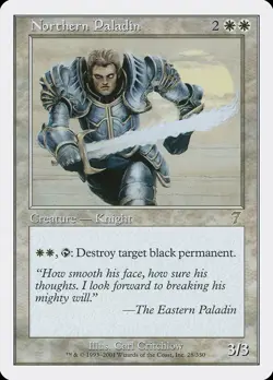 Northern Paladin 7th Edition NM White Rare MAGIC THE GATHERING CARD ABUGames - Image 1