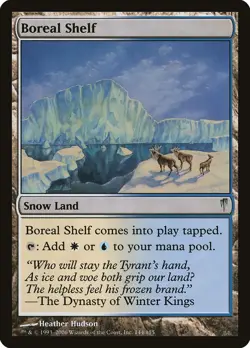Boreal Shelf Coldsnap NM Uncommon MAGIC THE GATHERING MTG CARD ABUGames - Image 1