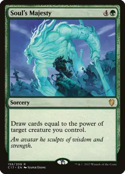Soul's Majesty Commander 2017 PLD Green Rare MAGIC GATHERING CARD ABUGames - Image 1