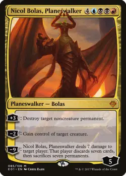 Nicol Bolas, Planeswalker Archenemy: Nicol Bolas NM Mythic Rare CARD ABUGames - Image 1