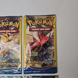 Pokemon XY Breakpoint 3 Card Mini Booster Pack 4 Pack Art Set - Image 3