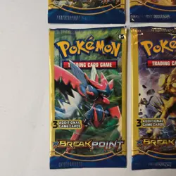 Pokemon XY Breakpoint 3 Card Mini Booster Pack 4 Pack Art Set - Image 4