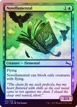 Novellamental (c The Chain) FOIL Unstable PLD Blue Common MAGIC CARD ABUGames - Image 1