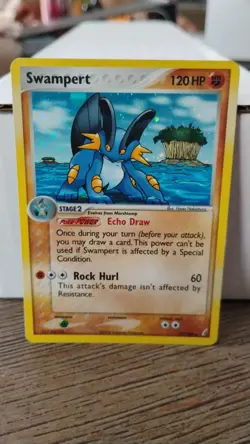 SWAMPERT Crystal Guardians POKEMON 2006 Holo Trading Card 27/100 TCG - Image 1