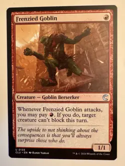 Frenzied Goblin [Ravnica: Clue Edition] Magic MTG - Image 1