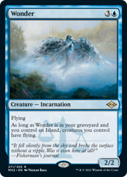 Wonder FOIL Modern Horizons 2 NM Blue Rare MAGIC THE GATHERING MTG CARD ABUGames - Image 1