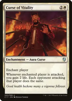 Curse of Vitality Commander 2017 NM White Uncommon MAGIC MTG CARD ABUGames - Image 1