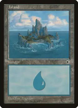 Island (B) Portal NM Basic Land MAGIC THE GATHERING MTG CARD ABUGames - Image 1