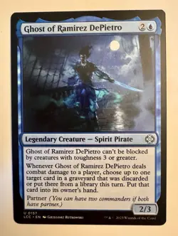 Ghost of Ramirez DePietro *Uncommon* Magic MtG x1 LCC Commander Lost Caverns - Image 1