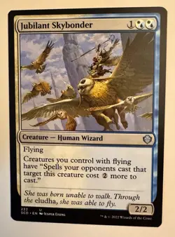 Jubilant Skybonder 232 MTG Starter Commander Decks Uncommon SCD - Image 1