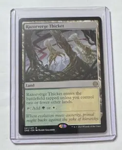 Razorverge Thicket 257/271 Phyrexia: All Will Be One Rare Land MTG NM/M - Image 1