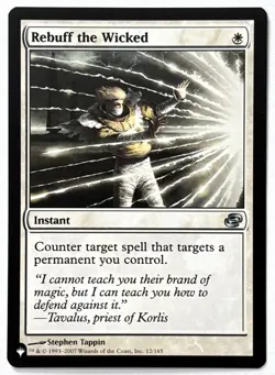 MTG Planar Chaos (PLC 012) Rebuff the Wicked - NM - Uncommon - The List - Image 1