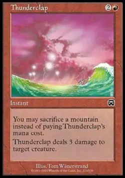 Thunderclap - Light Play MTG Mercadian Masques - Image 1