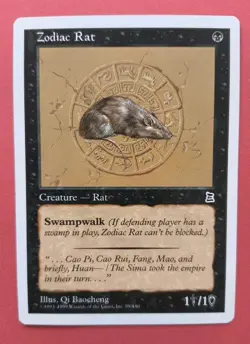 ***English Zodiac Rat*** MTG Portal 3 Kingdoms Uncommon Card - Image 1