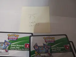 Pokemon TCG Online Code Cards - Lot Of 75 - UNUSED Various Sword Shield Era Sets - Image 3