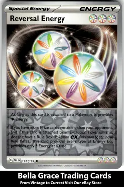 Reversal Energy #192/193 Prize Pack Series Cards Pokemon Uncommon Reverse Holo - Image 1