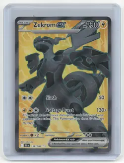 2025 Pokemon TCG Zekrom EX Black Bolt #158/086 - Image 1