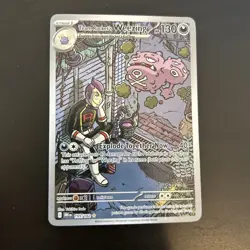 Team Rocket's Weezing 199/182 Illustration Rare Destined Rivals Pokemon NM/LP - Image 1