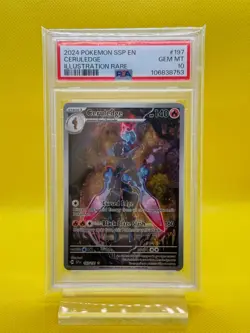 Ceruledge 197/191 Illustration Rare PSA 10 Pokemon Surging Sparks - Image 1