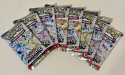 8x Pokemon Scarlet & Violet Prismatic Evolutions Loose Booster Packs - SEALED - Image 1