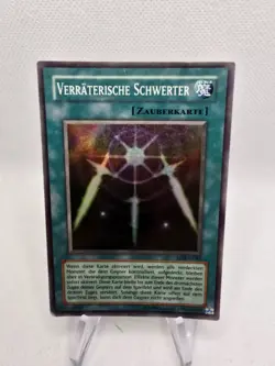 Verraterische Schwerter LOB-G081 Super Rare Deutsch VG YUGIOH - Image 1