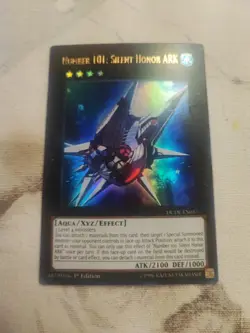 Yugioh Number 101: Silent Honor ARK DUDE-EN017 Ultra Rare 1st Ed LP - Image 1
