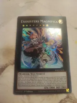 YuGiOh! - Exosisters Magnifica RA02-EN038 Super Rare 1st Edition Near Mint - Image 1