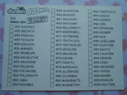 MYSTHERBE / ODDISH #43 - DUNKIN BOOMER 2000 - CARTE POKEMON - TRES BON ETAT - Image 4