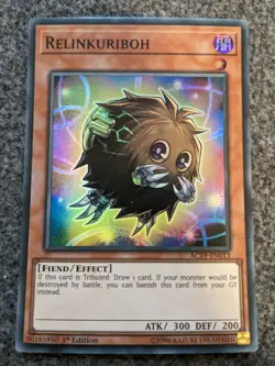 YUGIOH RELINKURIBOH 1ST EDITION SUPER RARE#AC19-EN013 NM - Image 1