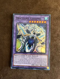 Yugioh Dracotail Gulamel (SR) JUSH-EN007 Super Rare 1st Edition Near Mint - Image 1