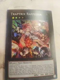 Traptrix Rafflesia RA02-EN034 1st Edition Super Rare Rarity Collection II YuGiOh - Image 1