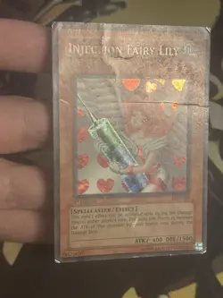 Yugioh: Injection Fairy Lily - LOD-100 - Secret Rare - 1st Edition - HP/Damaged - Image 4