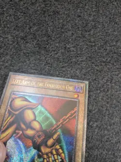 YUGIOH LEFT ARM OF THE FORBIDDEN ONE 1ST EDITION QUARTER CENTURY SECRET RARE - Image 2