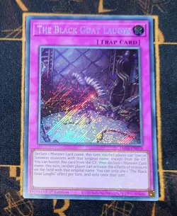 YUGIOH The Black Goat Laughs (PHNI-EN078) Secret Rare 1st Edition Near Mint - Image 1