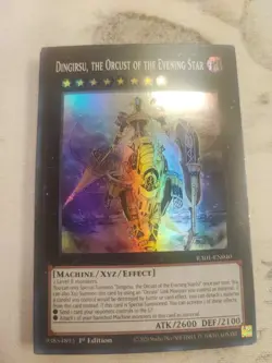 Yugioh! Dingirsu, The Orcust of the Evening Star- Super Rare - RA01-EN040 - NM/M - Image 1
