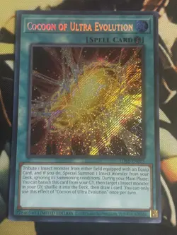 Yugioh: Cocoon Of Ultra Evolution - LDS1-EN073 Secret Rare Limited Edition LP - Image 1