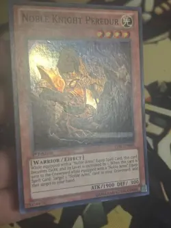 Yugioh: Noble Knight Peredur - LVAL-EN085 - Super Rare - 1st Edition - MP - Image 3