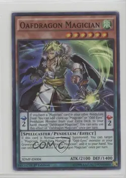 Oafdragon Magician 1st Ed. YuGiOh Master of Pendulum Structure Deck #SDMP-EN004 - Image 1