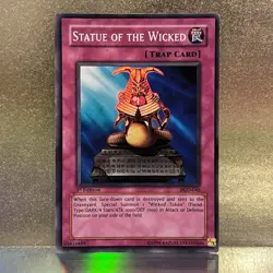 YuGiOh • Statue of The Wicked • PGD-046 • Holo Super Rare 1st Edition • LP - Image 1