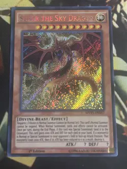 Yugioh: Slifer The Sky Dragon - MVP1-ENS57 - Secret Rare - 1st Edition - NM - Image 1