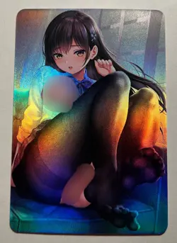 SEXY HEROINE WAIFU Kase Daiki Original Girl ACG PREMIUM HOLOFOIL CARD NM - Image 1