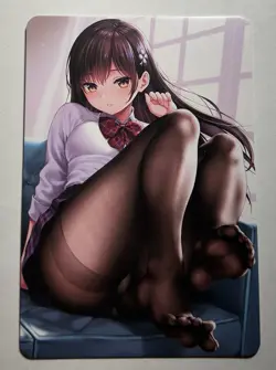 SEXY HEROINE WAIFU Kase Daiki Original Girl ACG PREMIUM HOLOFOIL CARD NM - Image 2