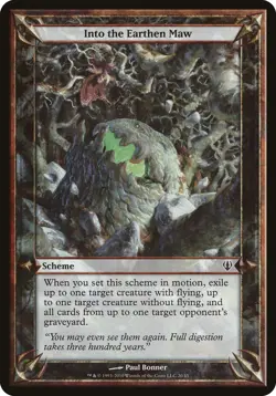 Into the Earthen Maw Archenemy NM Common MAGIC THE GATHERING MTG CARD ABUGames - Image 1