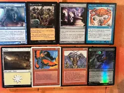 70+ Card Lot MTG Magic Gathering King Crab Bird Maiden Foils uncommon land ++ - Image 1