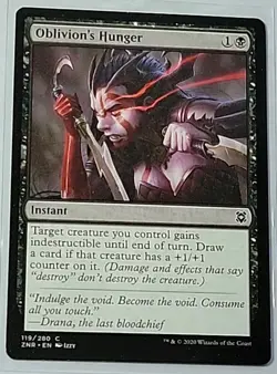 Oblivion's Hunger Magic The Gathering Zendikar Card 119/280 - Image 1